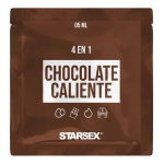 Sachet Chocolate Caliente Lubricante 4 en 1 5ml - Starsex