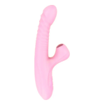 Vibrador Telescópico con Succionador y Calor – Estimulación 3 en 1