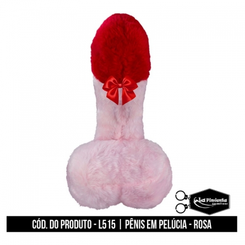 pene rosa Pene de Peluche Rosa - La Pimienta - Image 1