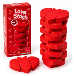 Juego de Equilibrio Torre de Corazones - Love Stack