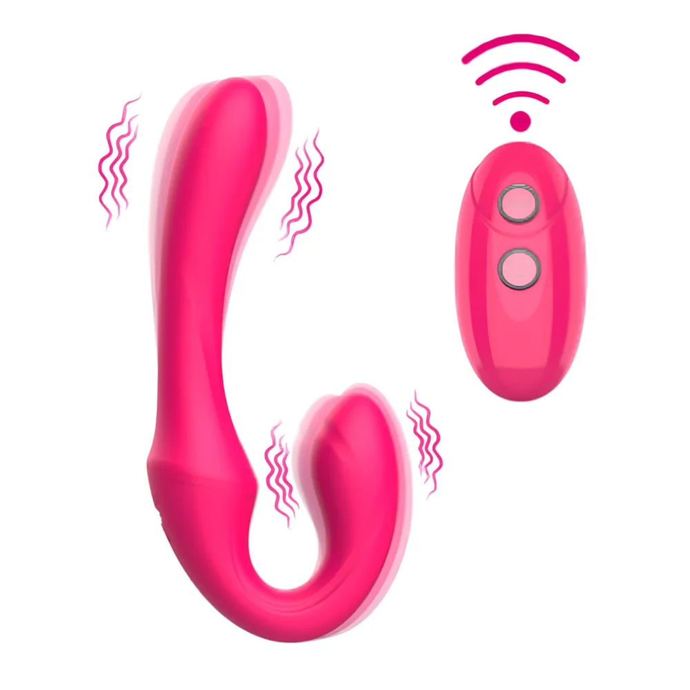 jjeghd_7 Vibrador Doble con Control Remoto - Bianca - Image 1